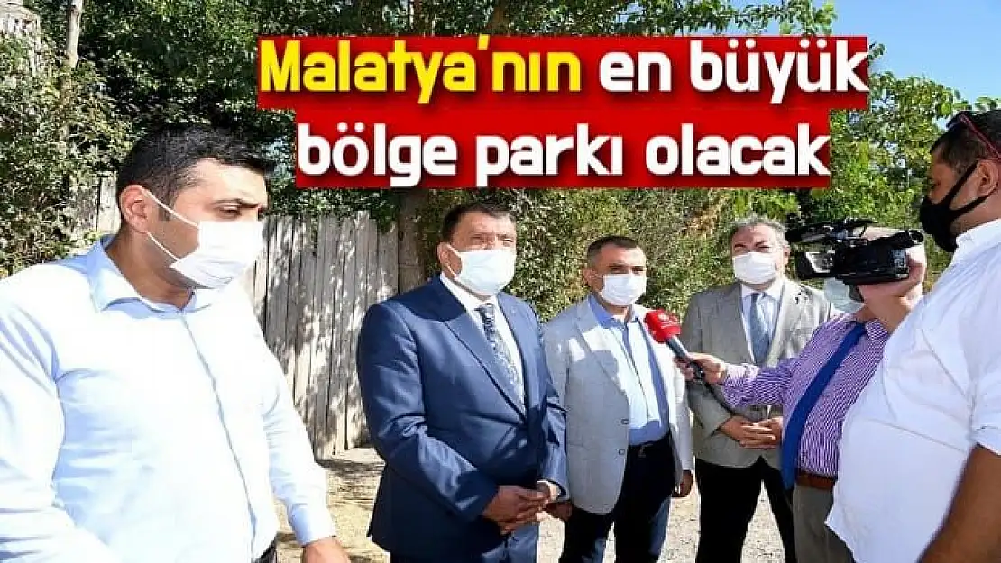 Malatya'nın en büyük bölge parkı olacak