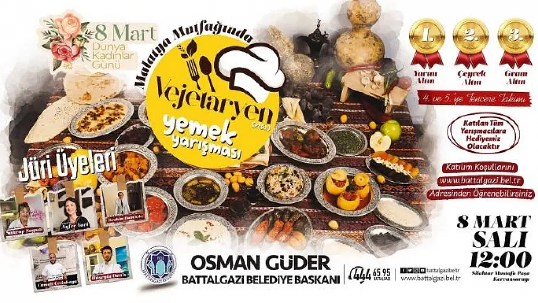 'Malatya´nın vejetaryen mutfağı Battalgazi´de yarışacak'