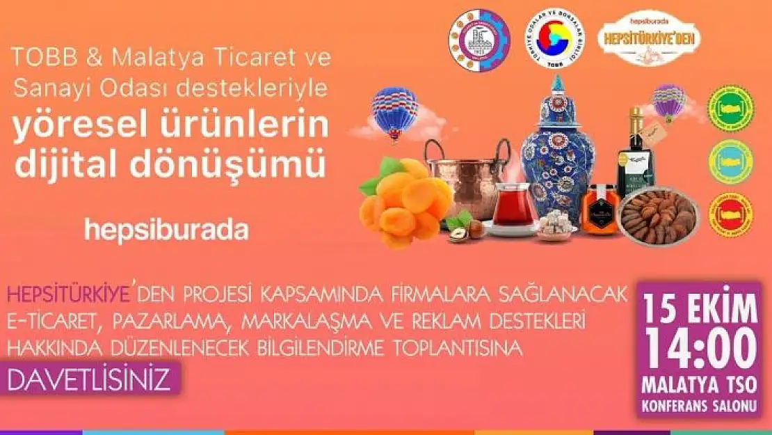 'Malatya´nın yöresel ürünlerinde e-ticaret atağı'