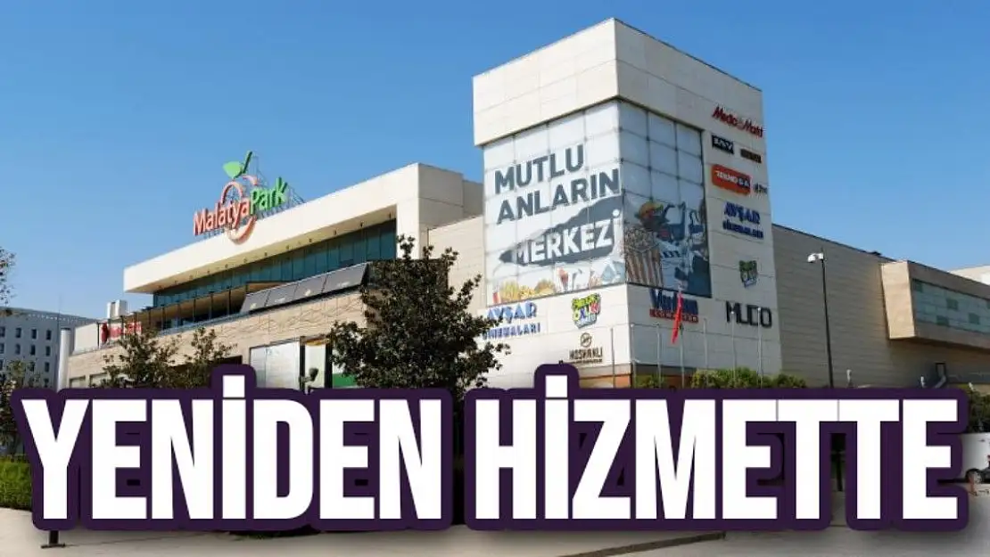 Malatya Park yeniden hizmette