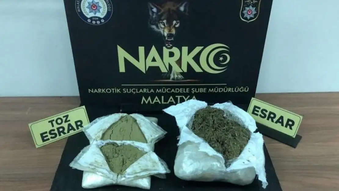 'Malatya polisinden uyuşturucu tacirlerine darbe üstüne darbe'