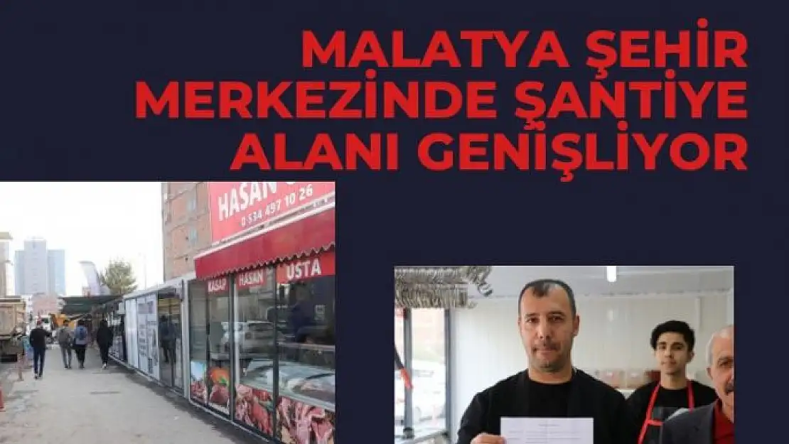 Malatya şehir merkezinde şantiye alanı genişliyor