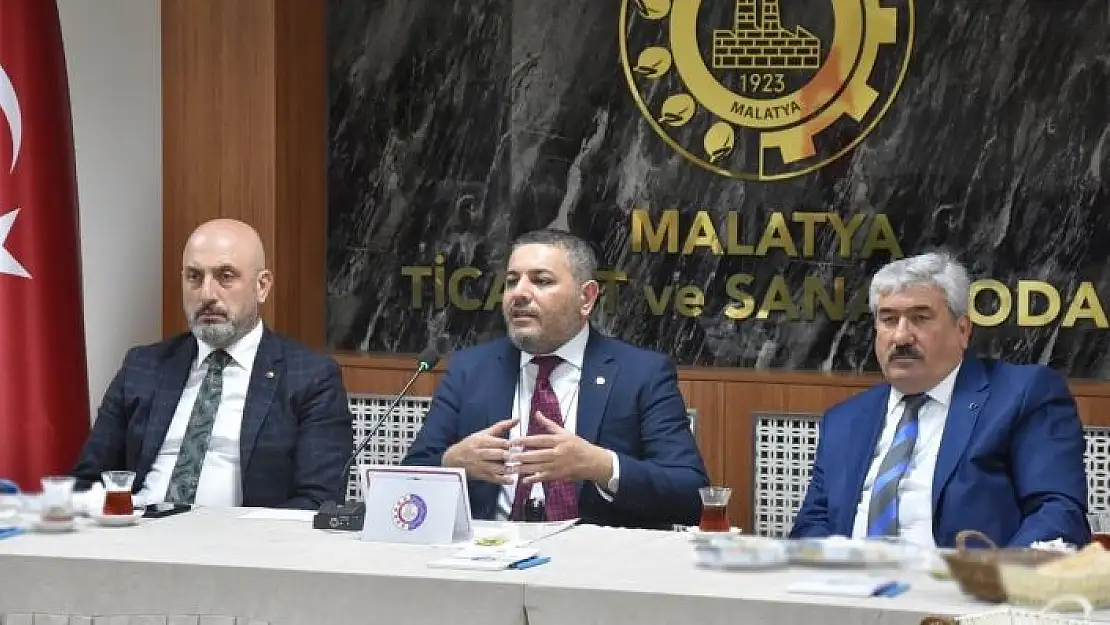 'Malatya TSO´da hafriyatçı ve iş makinecilerin sorunları konuşuldu'