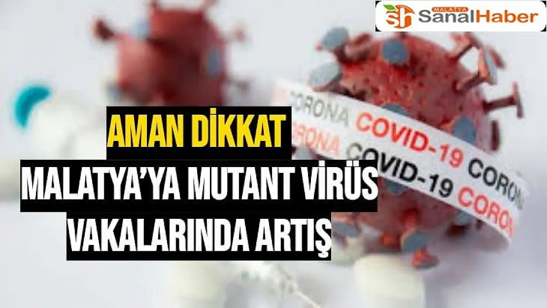 Malatya´ya mutant virüs vakalarında artış