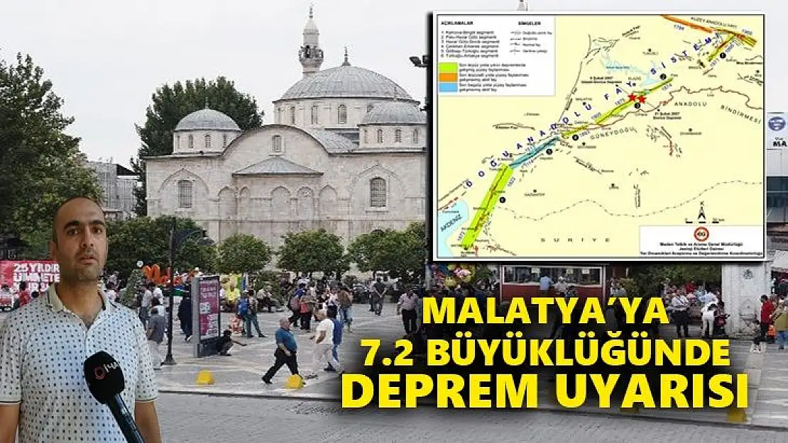 Malatya´ya 7.2 büyüklüğünde deprem uyarısı