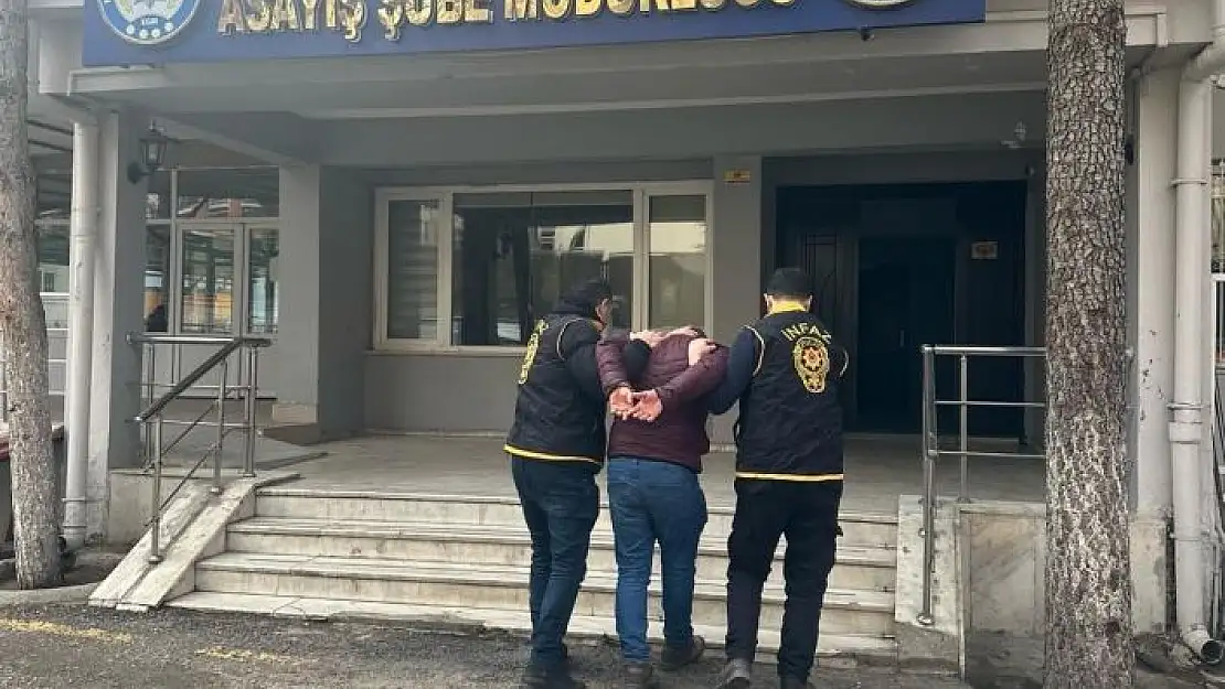 'Malatyada, 46 yıl hapis cezası bulanan hükümlü yakalandı'