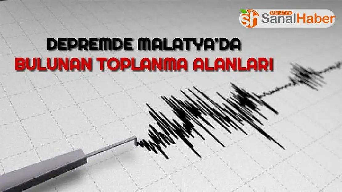 Malatya´da Bulunan Depremde Toplanma Alanları