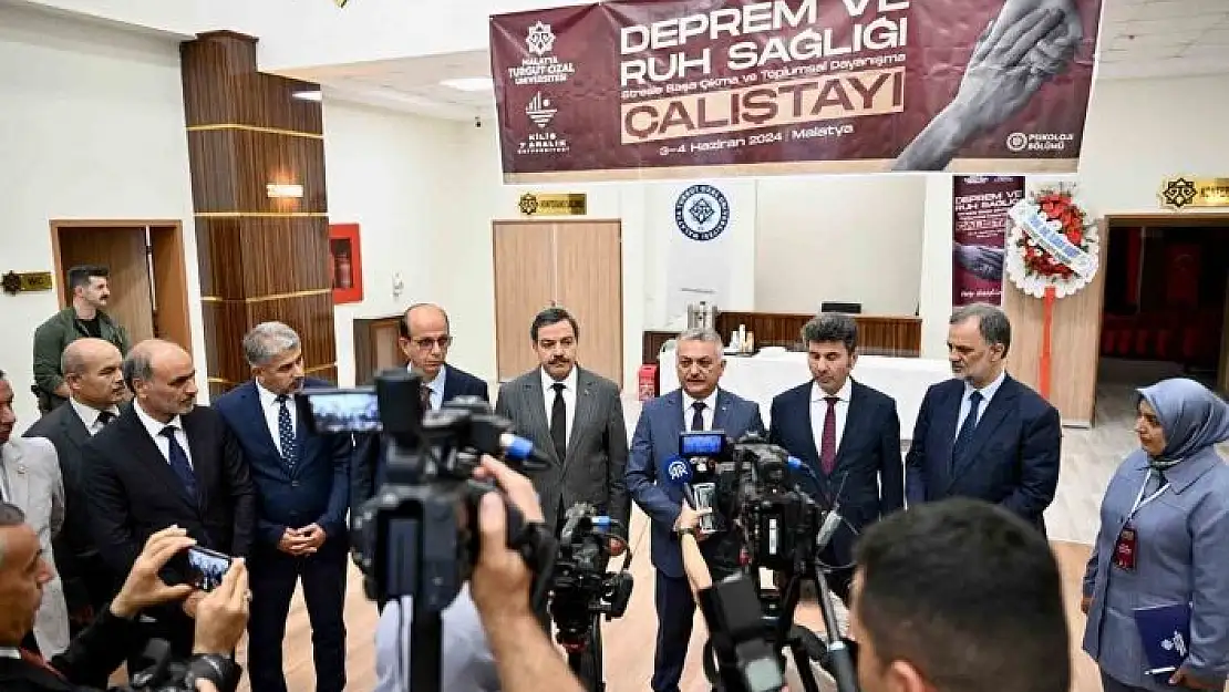 'Malatyada Deprem ve Ruh Sağlığı Çalıştayı düzenlendi'