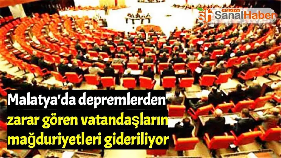 Malatya'da depremlerden zarar gören vatandaşların mağduriyetleri gideriliyor