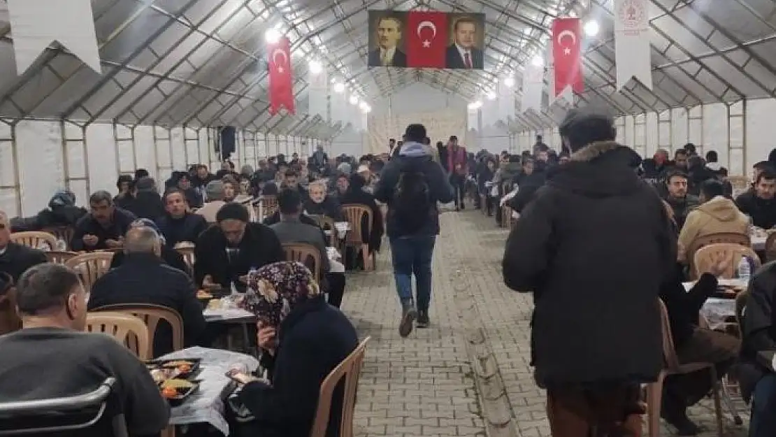 'Malatyada ilk iftar yapıldı'