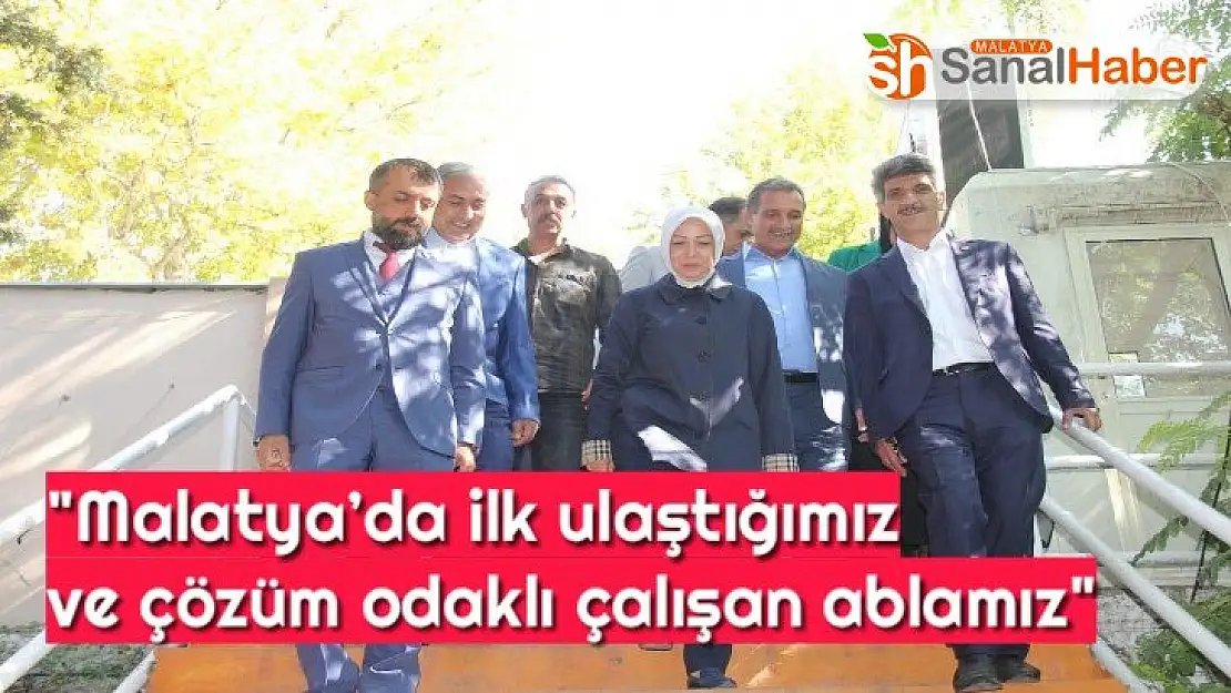 Malatya´da ilk ulaştığımız ve çözüm odaklı çalışan ablamız