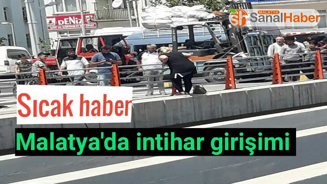 Malatya´da intihar girişimi