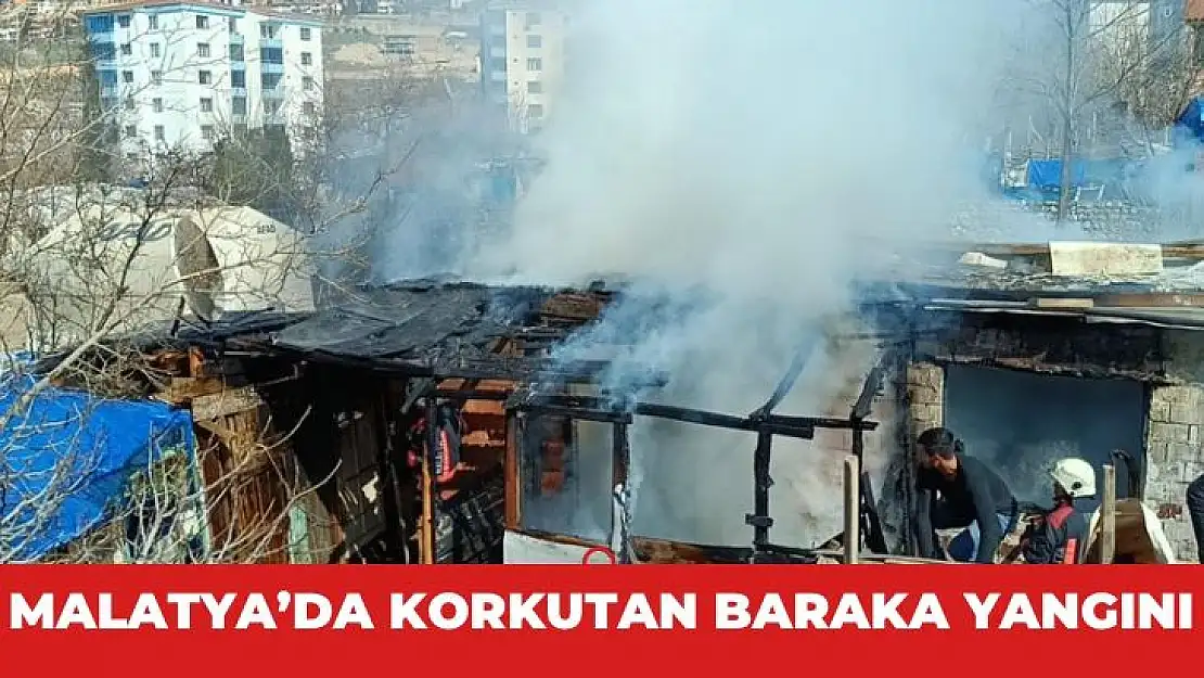 Malatyada korkutan baraka yangını