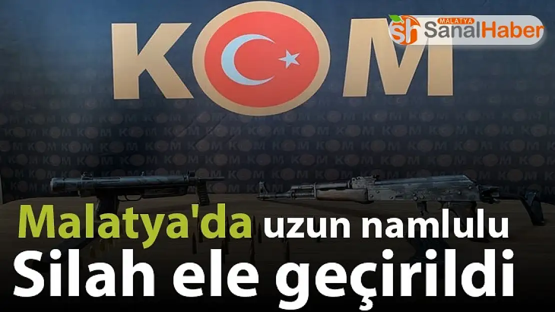 Malatya'da uzun namlulu silah ele geçirildi
