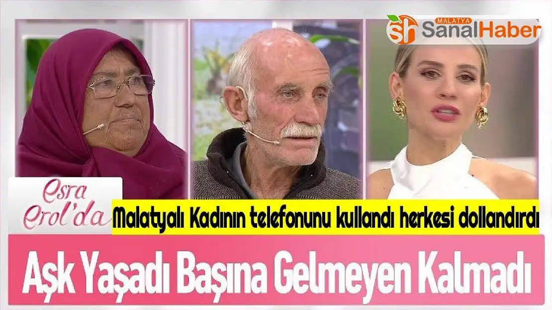 Malatyalı Kadının telefonunu kullandı