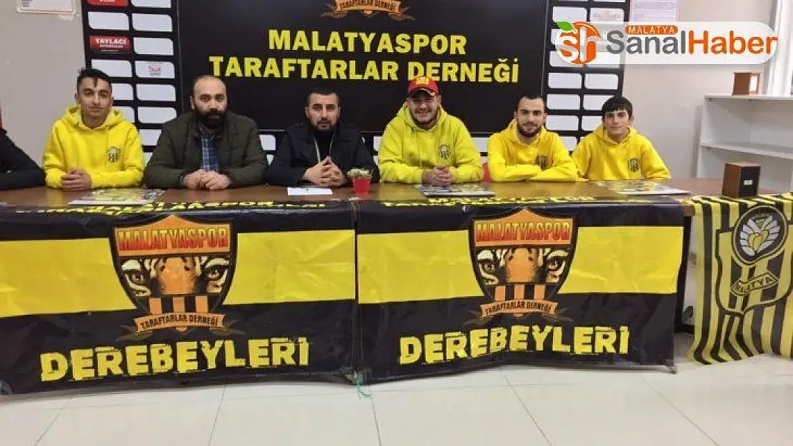 Malatyaspor Taraftarlar Derneği'nden 'takımımızın yanındayız' mesajı