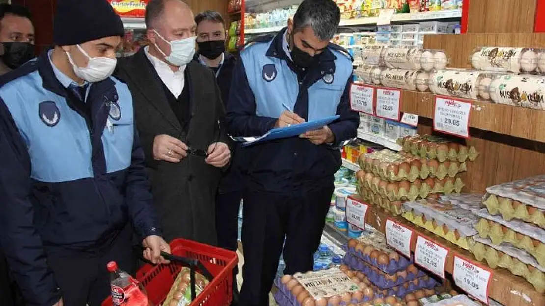 'Marketler mercek altında! Sivas´ta fahiş fiyat denetimi yapıldı'