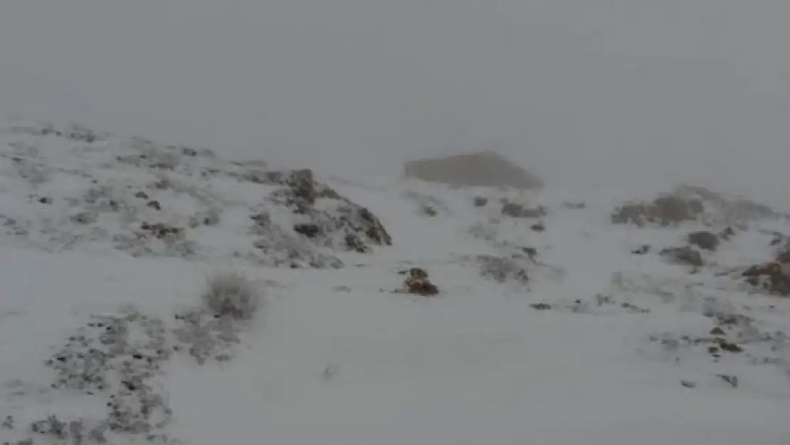 'Mayıs ayında Nemrut´ta kar sürprizi'