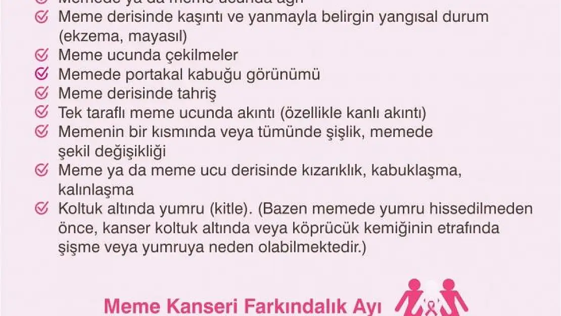 'Meme kanserinde erken teşhis tedavi şansını arttırıyor'