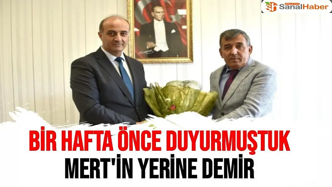 Mert'in yerine Demir