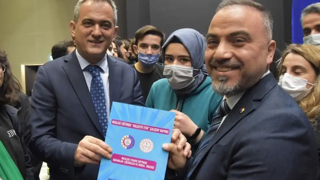 '''Mesleki Eğitimde Kolektif Etki Çalıştayı''nın raporu Bakan Özer´e sunuldu'