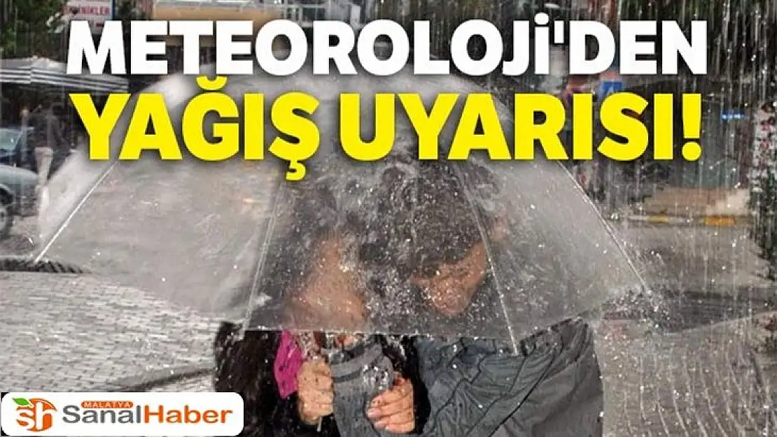 Meteoroloji´den 5 il için yağış uyarısı