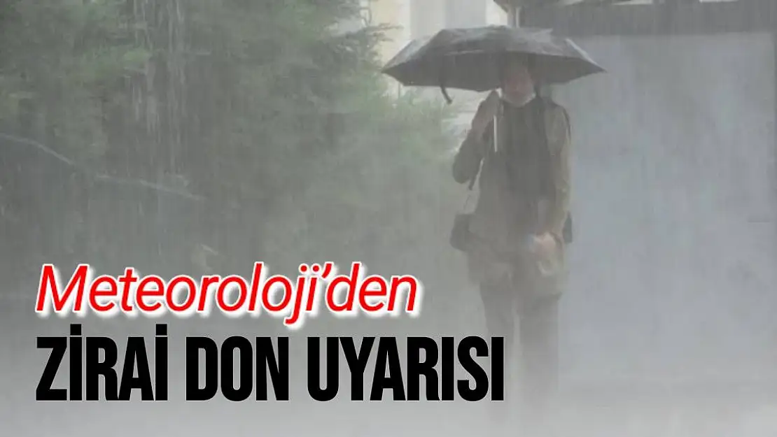 Meteoroloji´den zirai don uyarısı