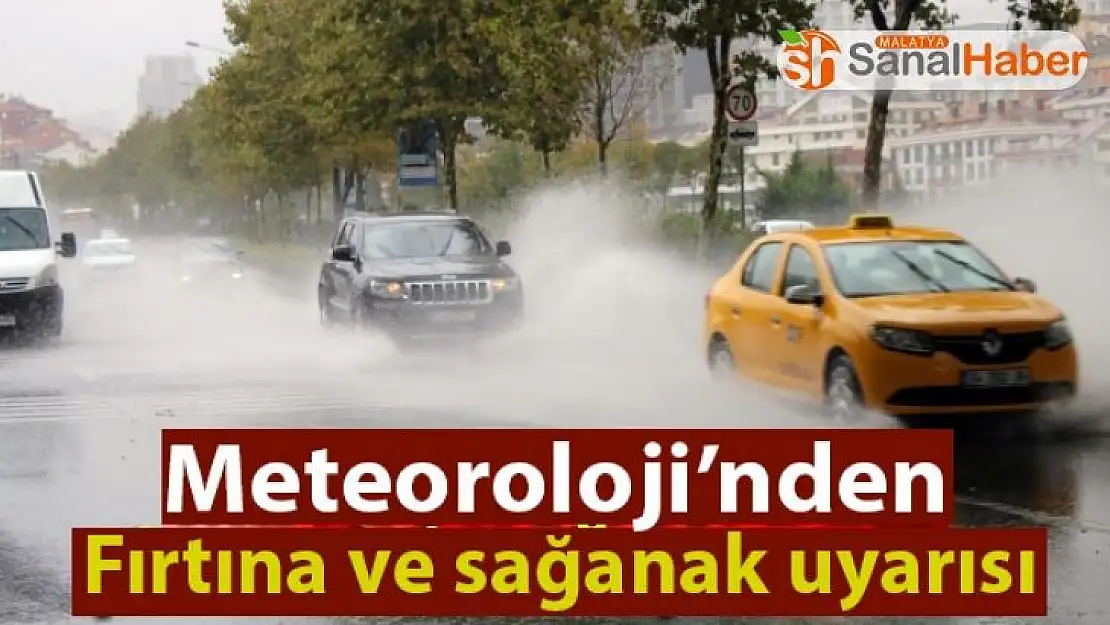 Meteorolojiden Fırtına ve sağanak uyarısı