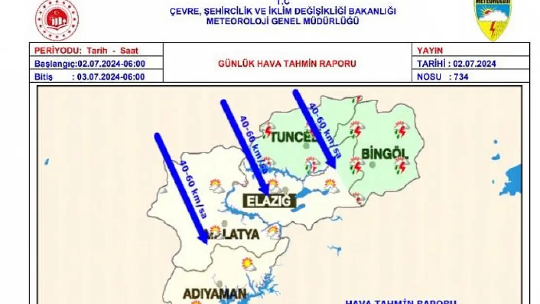 'Meteorolojiden kuvvetli rüzgar uyarısı'