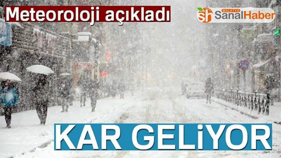 Meteorolojiden Malatya'ya uyarı
