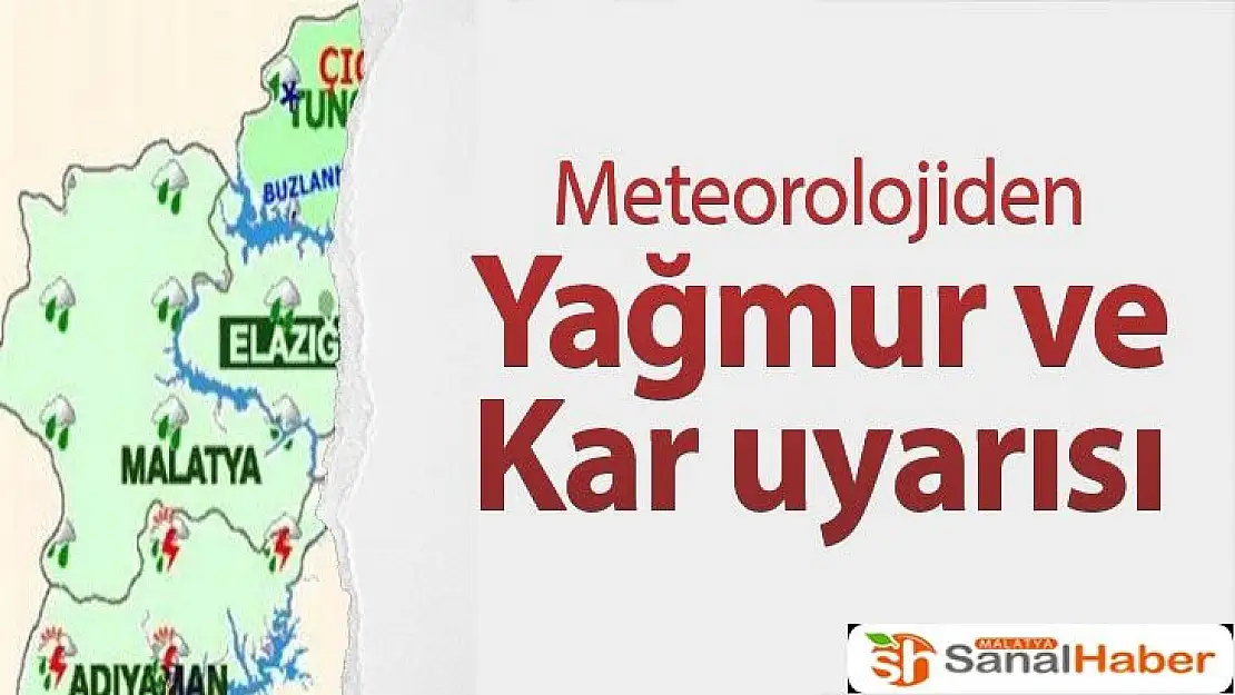 Meteorolojiden yağmur ve kar uyarısı