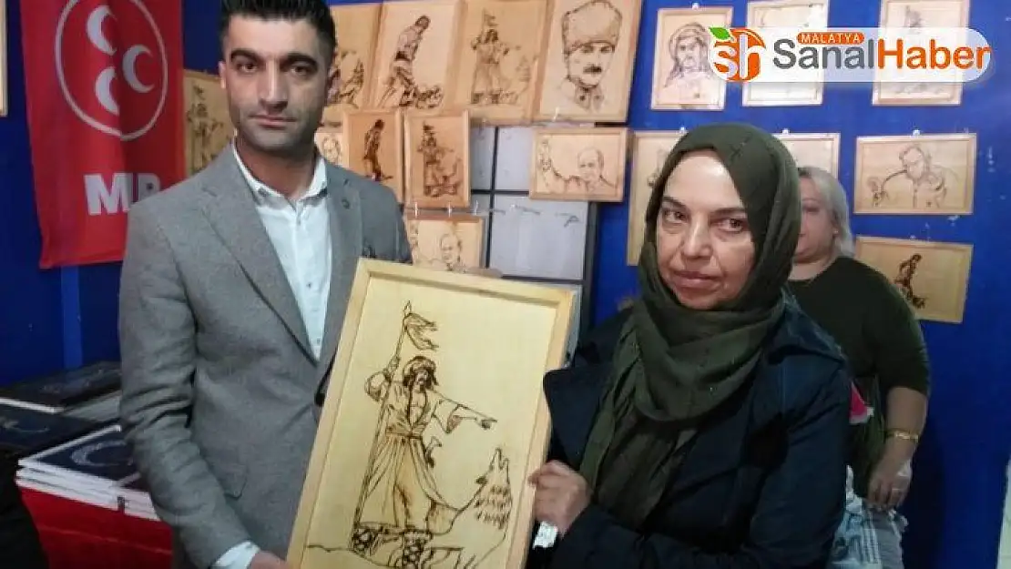 MHP Malatya İl Kadın Kolları sergi düzenledi
