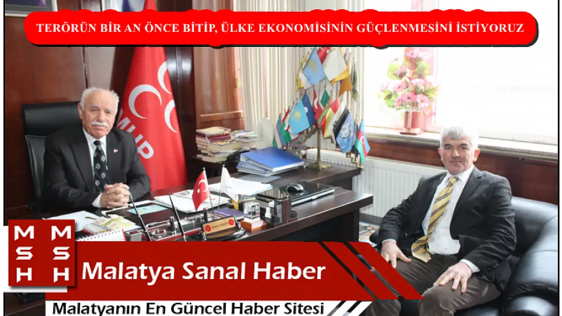 NÜVİT ATEŞ´TEN MHP´YE ZİYARET 