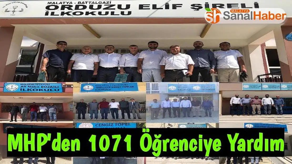 MHP'den 1071 Öğrenciye Yardım