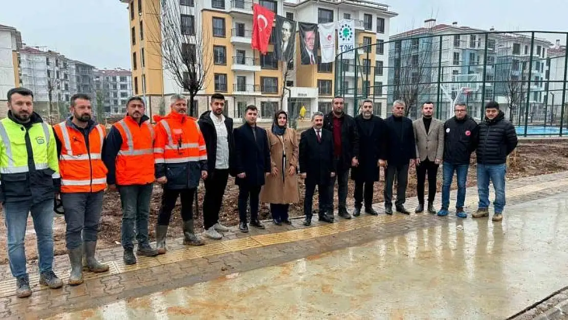 'Milletvekili Alkayış kalıcı konutları gezdi'