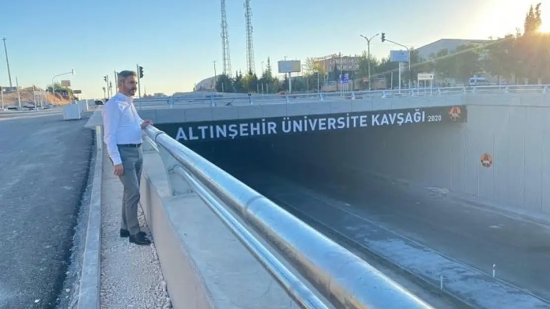 'Milletvekili Aydın, köprülü kavşakta incelemelerde bulundu'