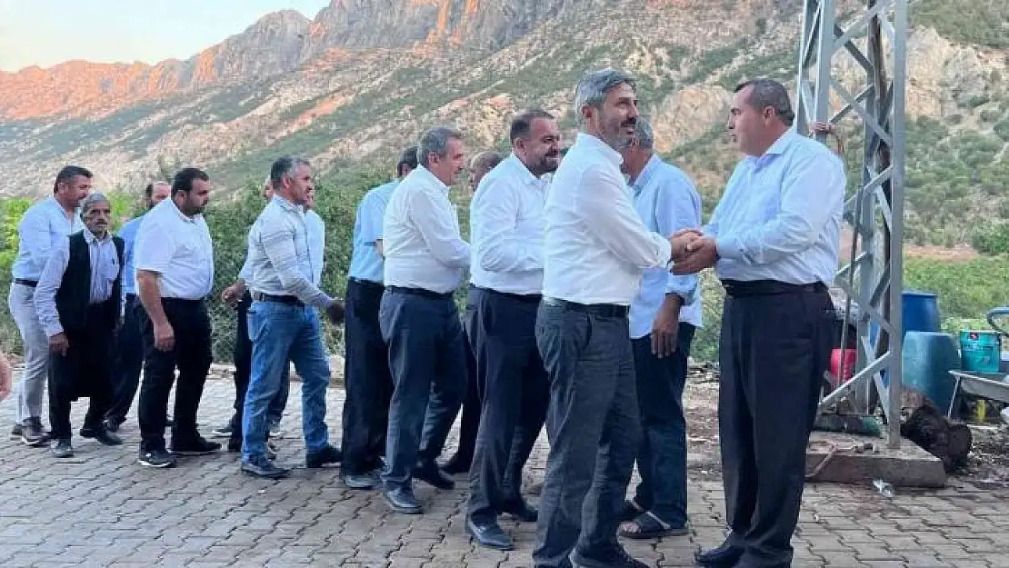 'Milletvekili Aydın, köy ve mezralarda yatırımları inceledi'