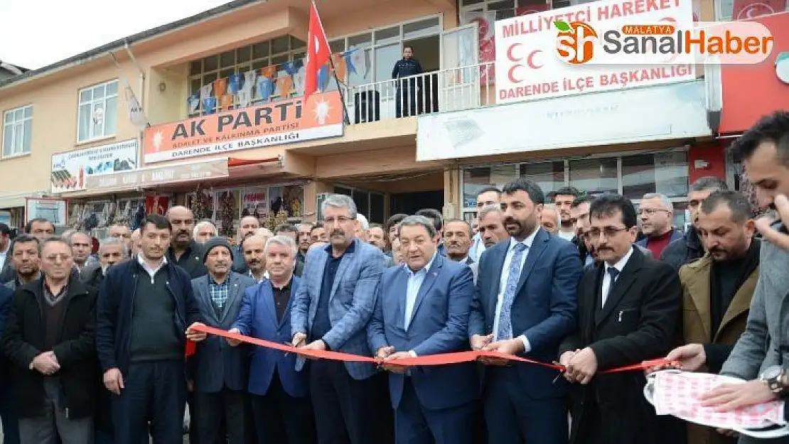 Milletvekili Fendoğlu, Darende'de ilçe binasının açılışına katıldı
