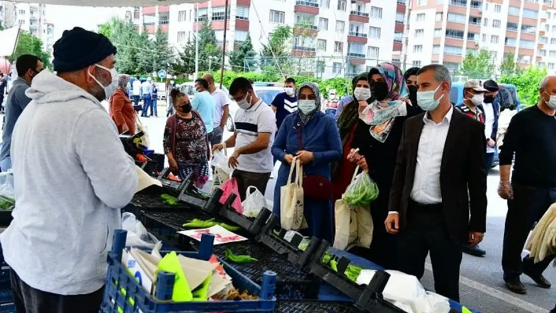 'Milletvekili Tüfenkci ve Başkan Çınar´dan semt pazarı ziyareti'