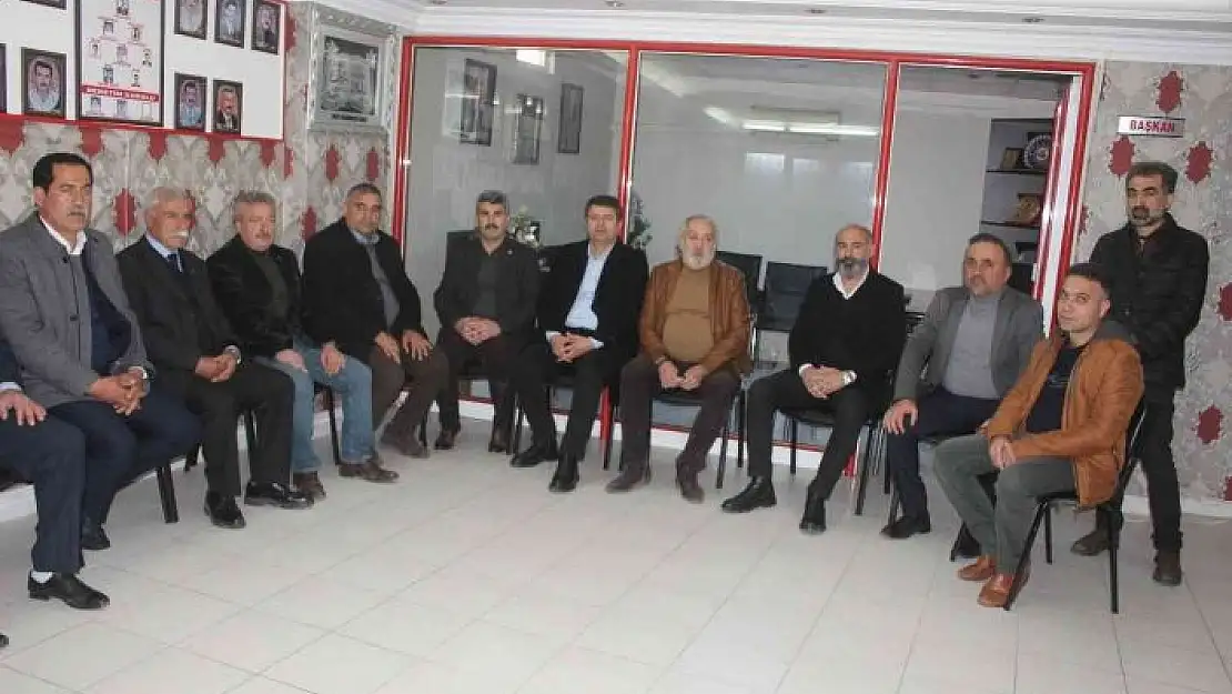 'Milletvekili Tutdere, esnaf odalarıyla bir araya geldi'