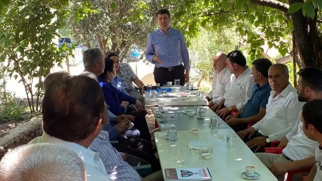 'Milletvekili Tutdere Gölbaşı ilçesinde köylüleri dinledi'