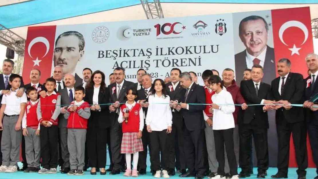 'Milli Eğitim Bakanı Tekin, Beşiktaş Jimnastik Kulübü´nün yaptırdığı okulu açtı'