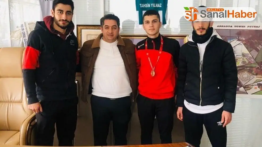 Milli Kick Boksçu Yakup Yiğit'ten Tahsin Yılmaz'a ziyaret