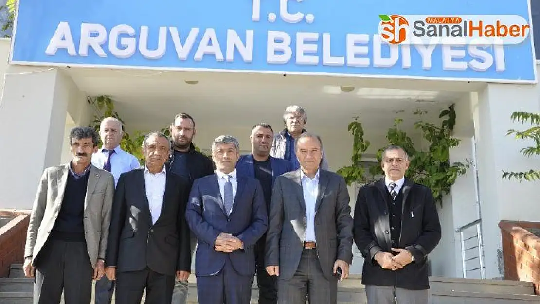 Minibüsçüler ve Servisçiler Odası Başkanı İnce, Arguvan'ı ziyaret etti