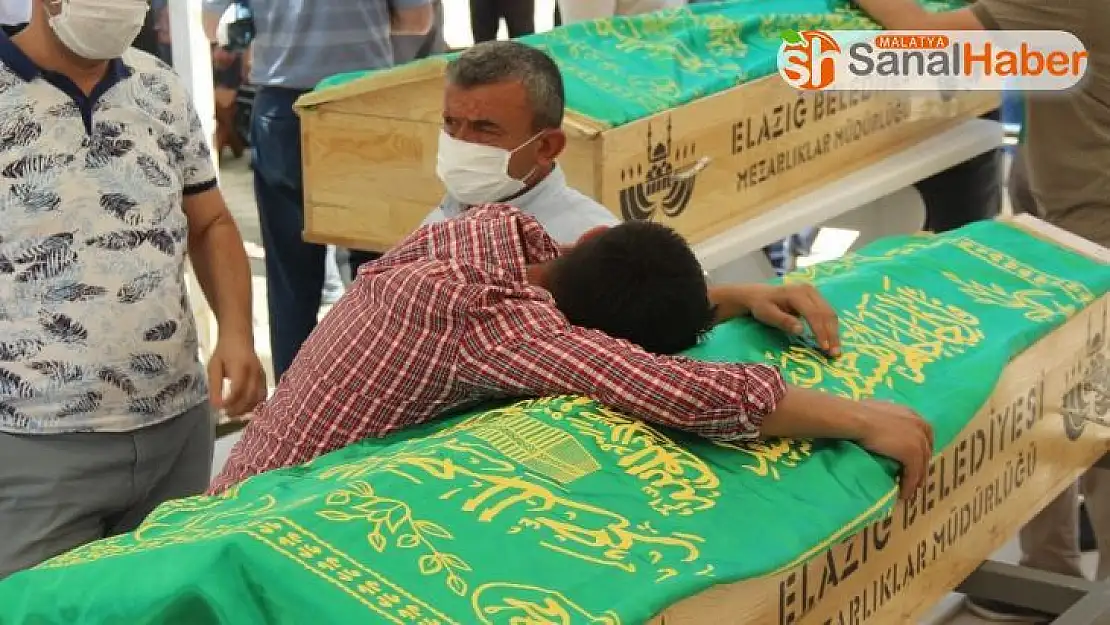 Minik kuzenler aynı tabutta, son yolculuğuna uğurlandı