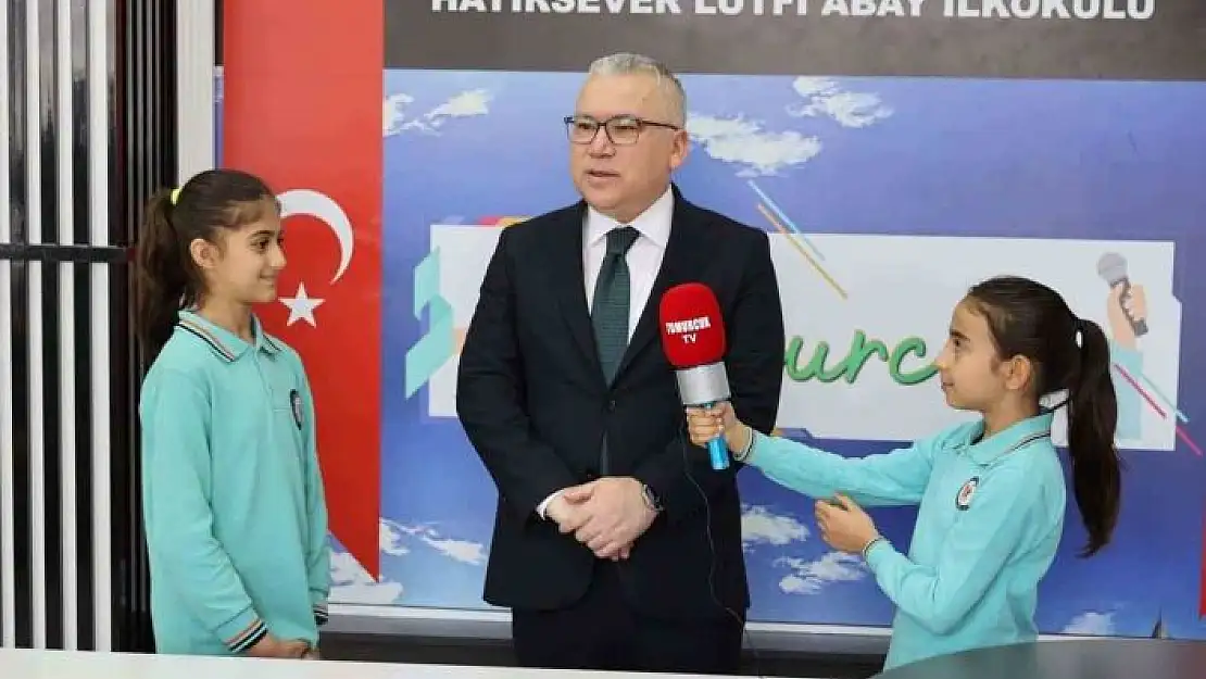 'Minik öğrenciler haber kanalı kurdu'