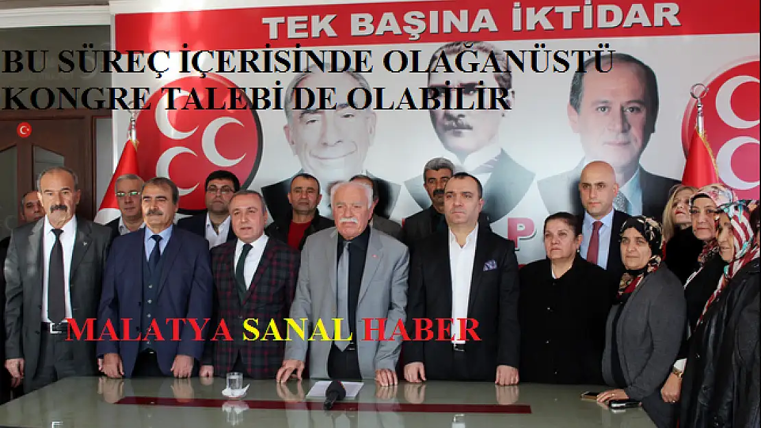 MALATYA'DAN BAHÇELİ'YE  DESTEK