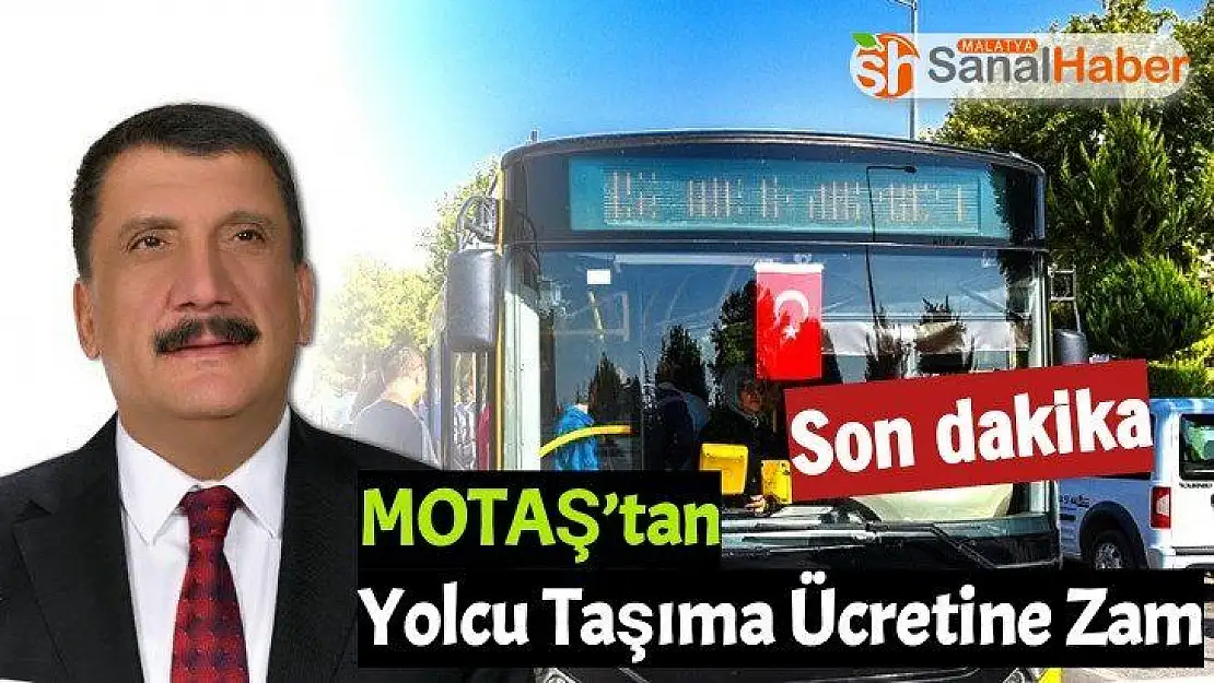 MOTAŞ´tan Yolcu Taşıma Ücretine Zam