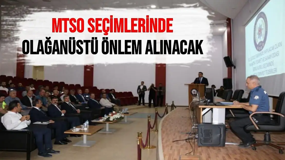 MTSO seçimlerinde olağanüstü anlam alınacak