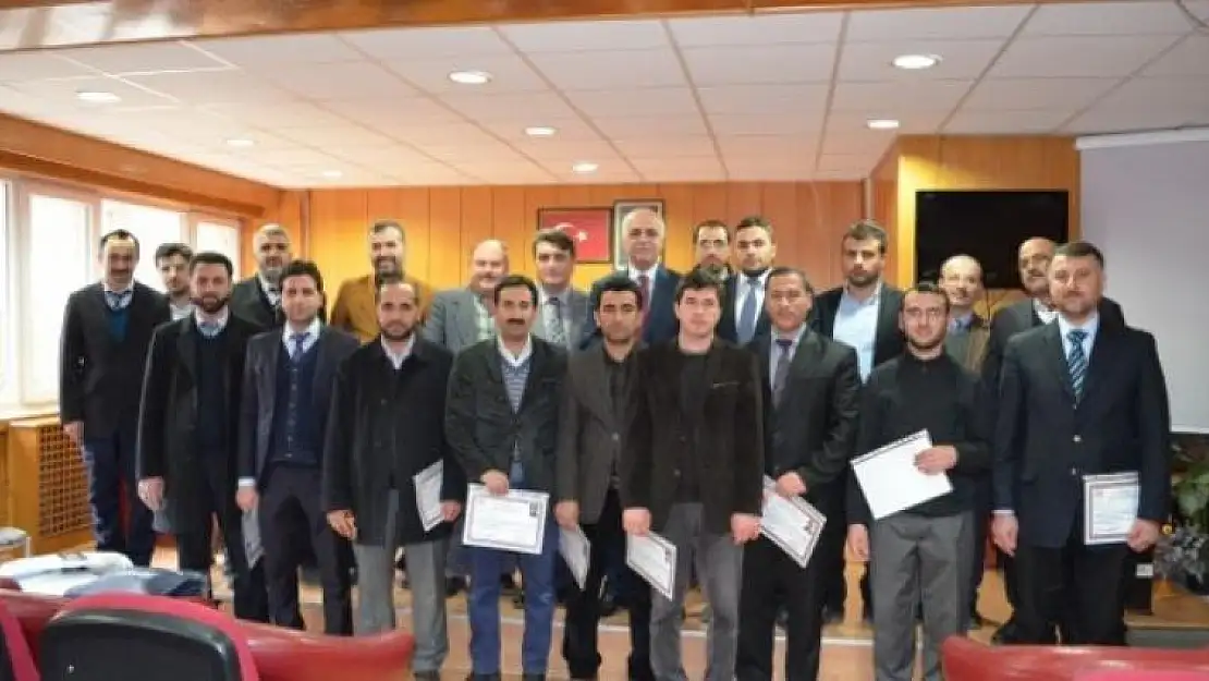 Ezanı Güzel Okuma Hizmet İçi Eğitim Kursu Sona Erdi